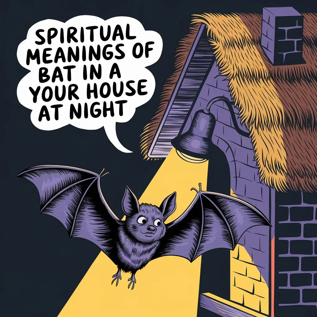 11 Spiritual Meanings of a Bat in Your House at Night