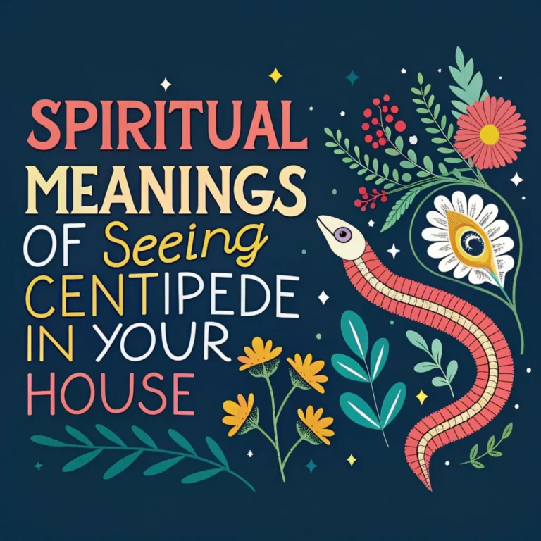 11 Spiritual Meaning of Seeing Centipede in Your House