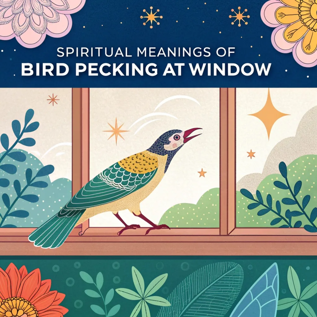 11 Spiritual Meanings of Bird Pecking at Window: Nature's Messages 2 11 Spiritual Meanings of Bird Pecking at Window: Nature's Messages