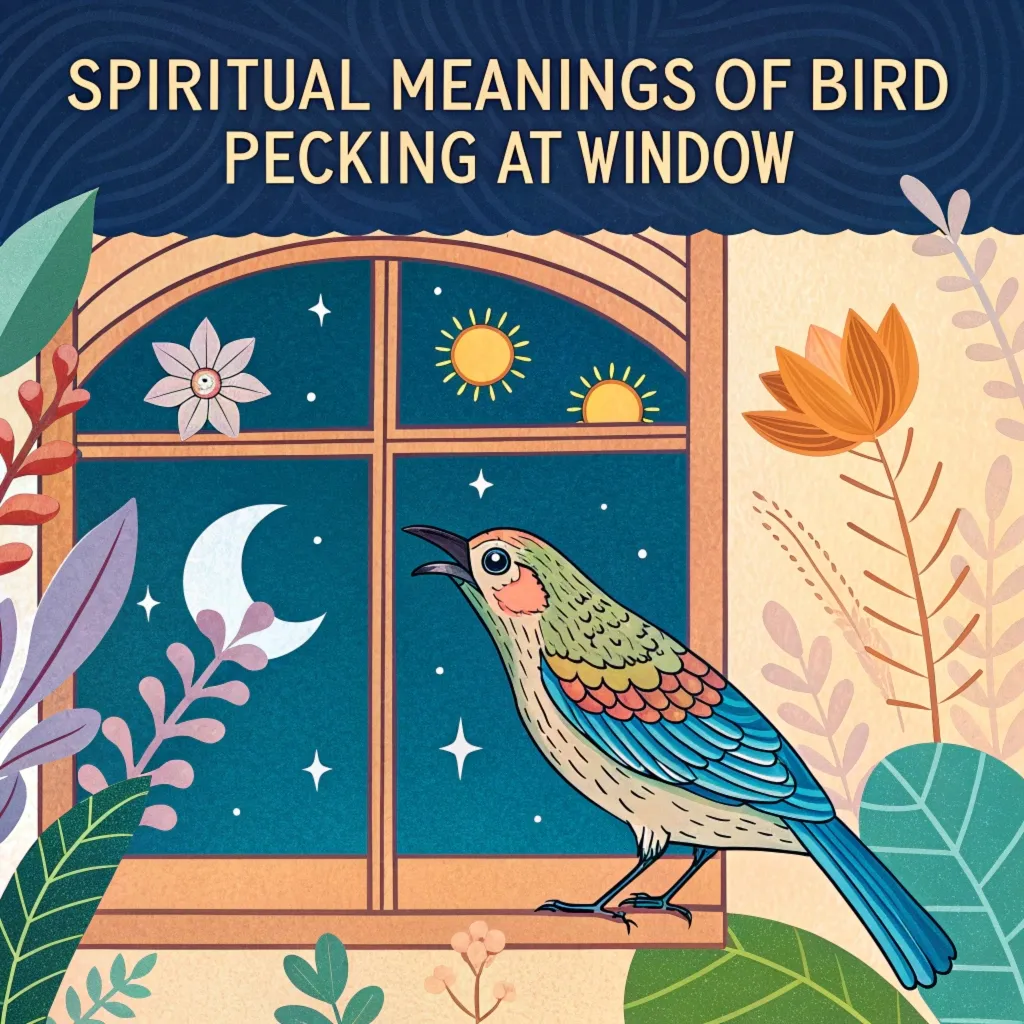 11 Spiritual Meanings of Bird Pecking at Window: Nature's Messages 4 11 Spiritual Meanings of Bird Pecking at Window: Nature's Messages