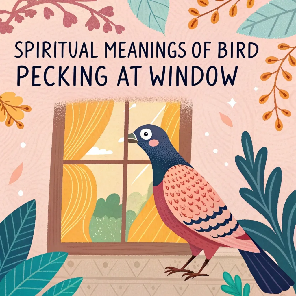 11 Spiritual Meanings of Bird Pecking at Window: Nature's Messages