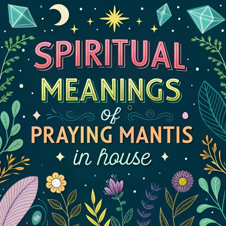 14 Spiritual Meanings of a Praying Mantis in Your House