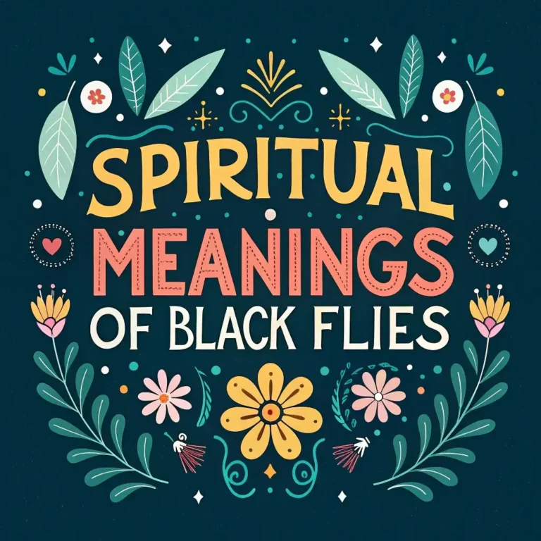 Spiritual Meanings of Black Flies: 11 Sacred Messages