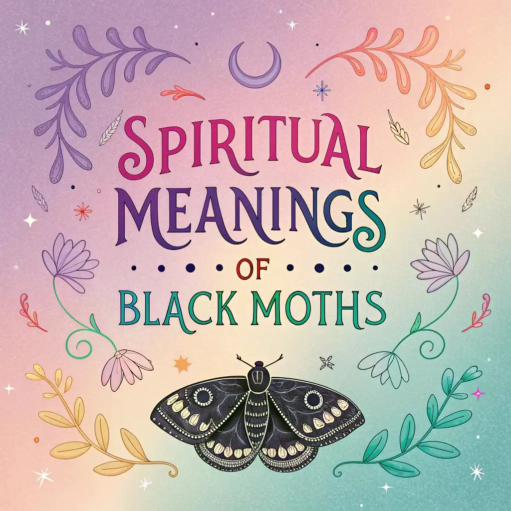Spiritual Meanings of Black Moths: 11 Sacred Messages