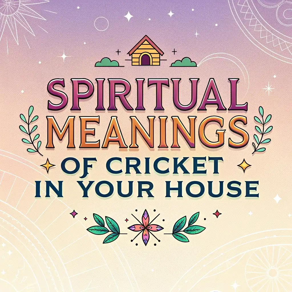 Spiritual Meanings of Cricket in Your House: 12 Divine Signs