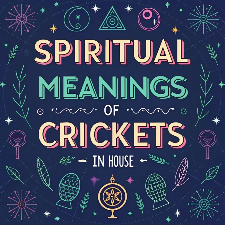 Spiritual Meanings of Crickets in House: 12 Sacred Messages