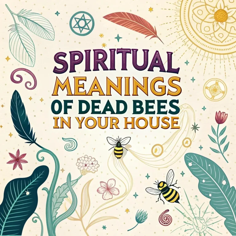 Spiritual Meanings of Dead Bees in Your House: 11 Sacred Signs