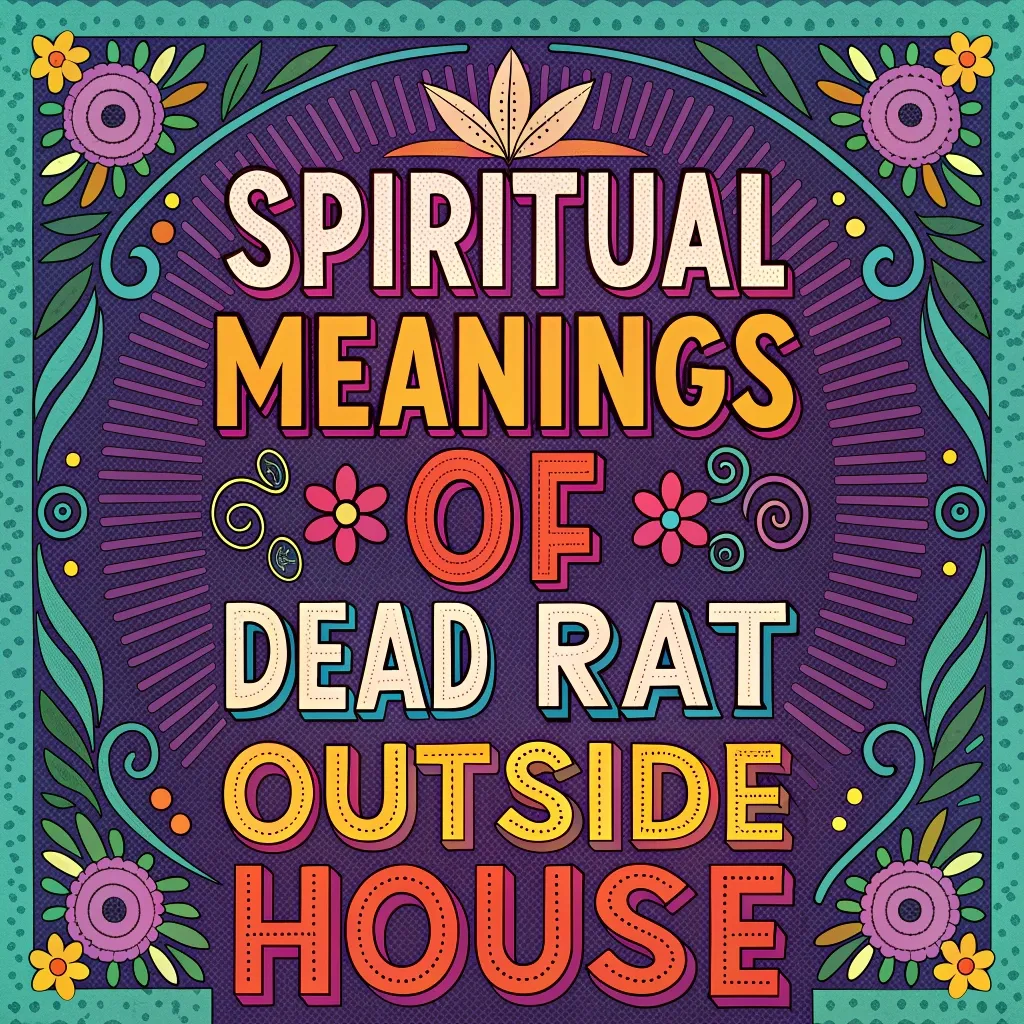 Spiritual Meanings of Dead Rat Outside House: 10 Divine Signs 2 Spiritual Meanings of Dead Rat Outside House: 10 Divine Signs