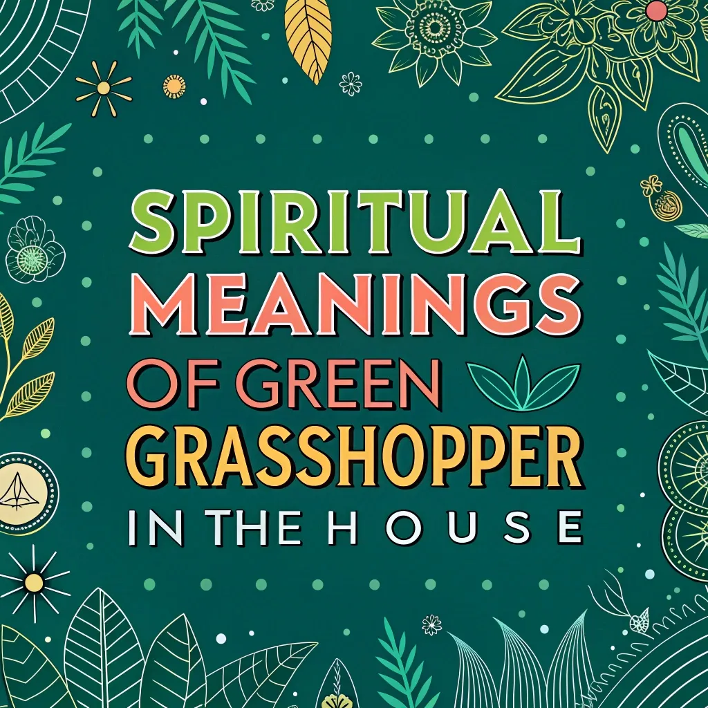 Spiritual Meanings of Green Grasshopper in the House: 11 Sacred Signs 2 Spiritual Meanings of Green Grasshopper in the House: 11 Sacred Signs