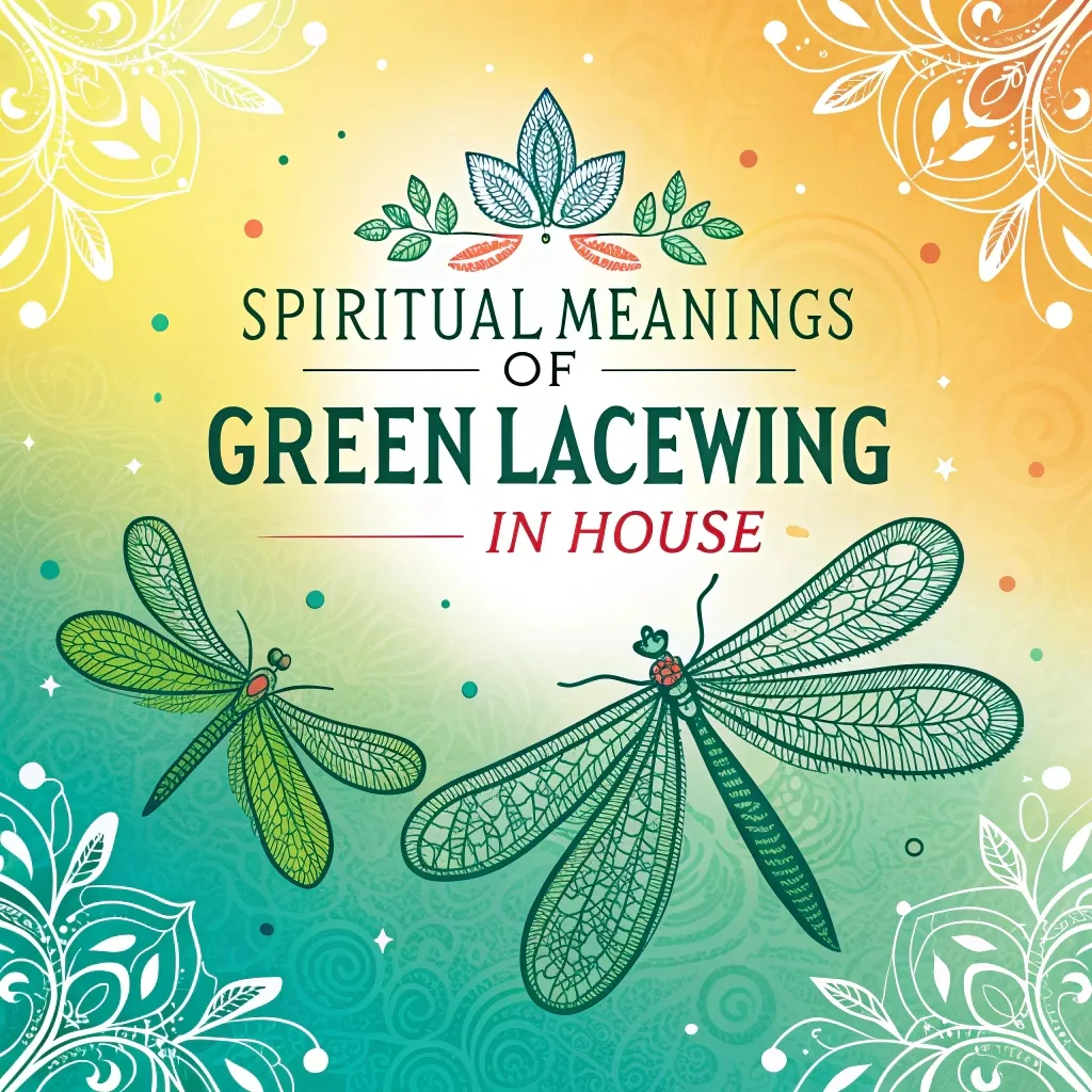 Spiritual Meanings of Green Lacewing in House: 13 Divine Messages 2 Spiritual Meanings of Green Lacewing in House: 13 Divine Messages