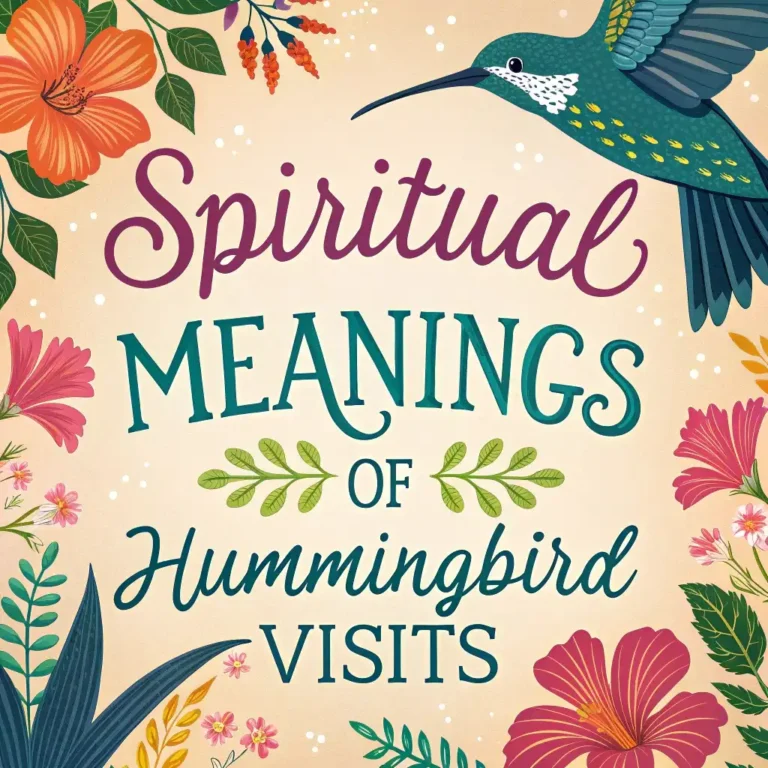 Spiritual Meanings of Hummingbird Visits: 12 Divine Signs