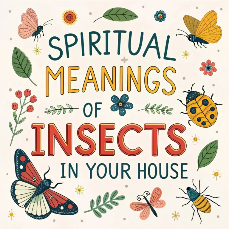 Spiritual Meanings of Insects in Your House: 12 Divine Messages