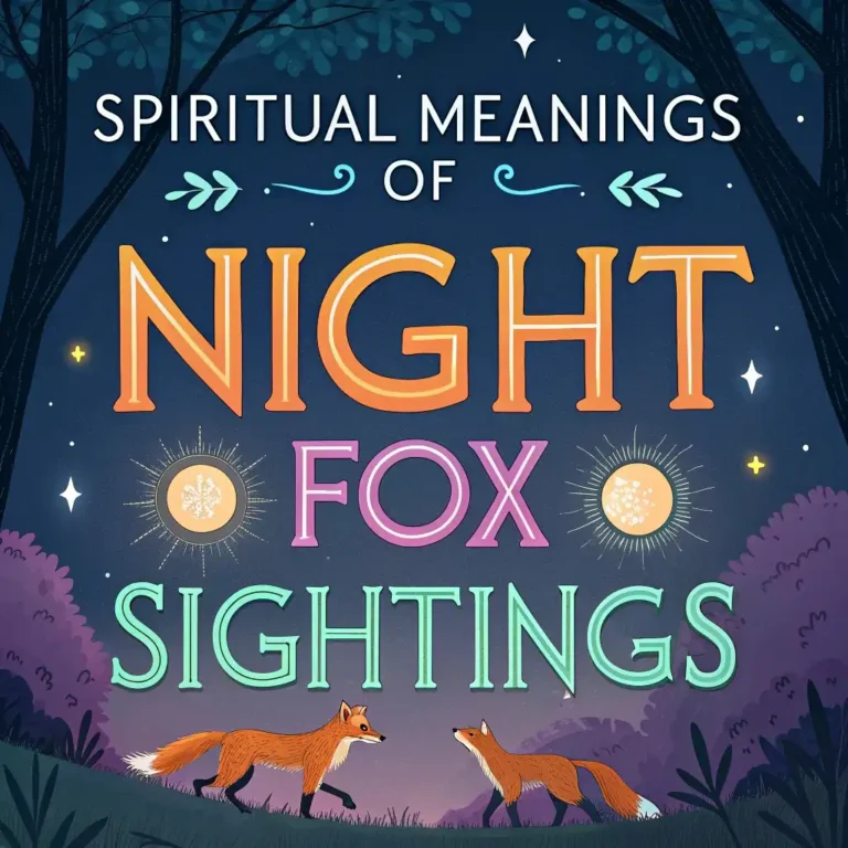 Spiritual Meanings of Night Fox Sightings: 10 Sacred Messages