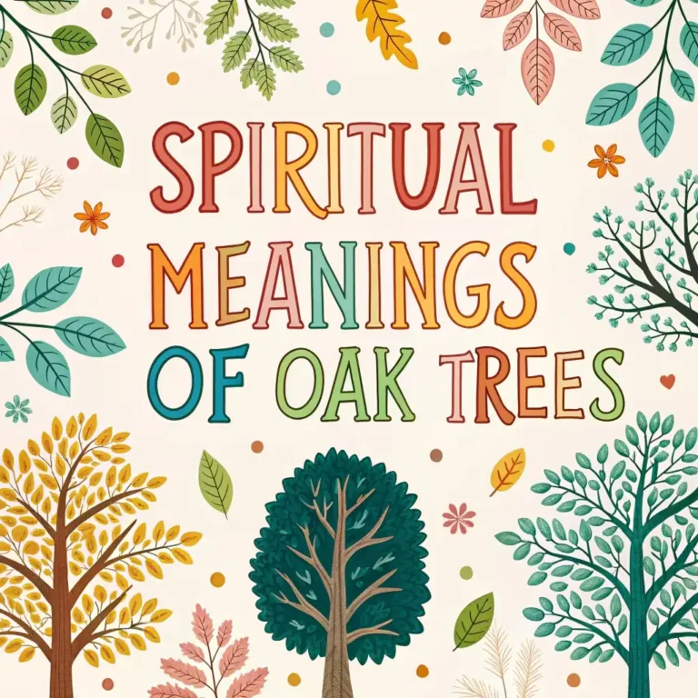 Spiritual Meanings of Oak Trees: 12 Divine Messages