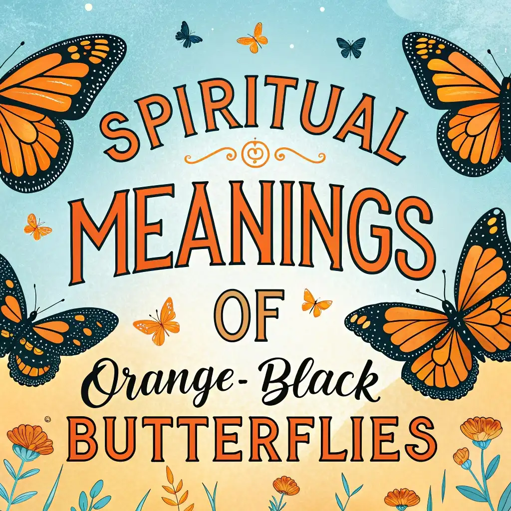 Spiritual Meanings of Orange-Black Butterflies: 13 Divine Signs 2 Spiritual Meanings of Orange-Black Butterflies: 13 Divine Signs