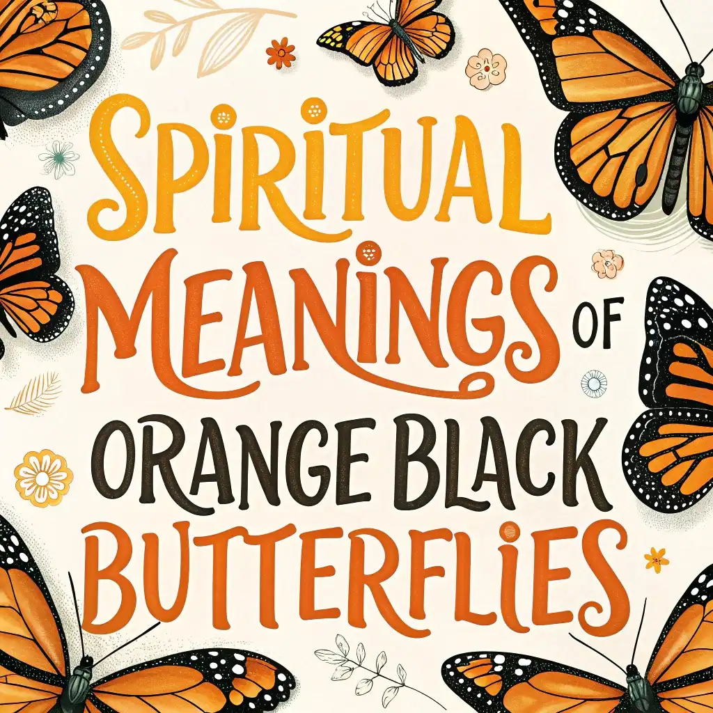 Spiritual Meanings of Orange-Black Butterflies: 13 Divine Signs