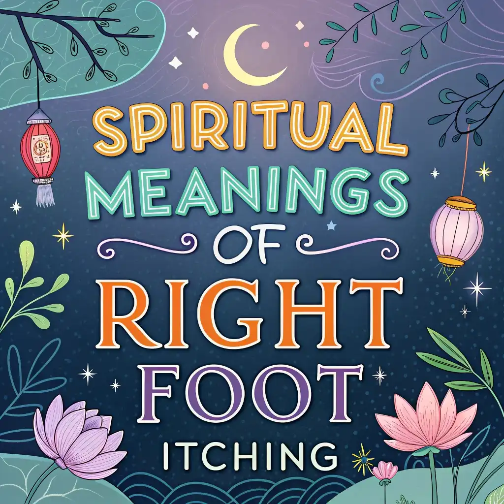 Spiritual Meanings of Right Foot Itching: 12 Divine Signs