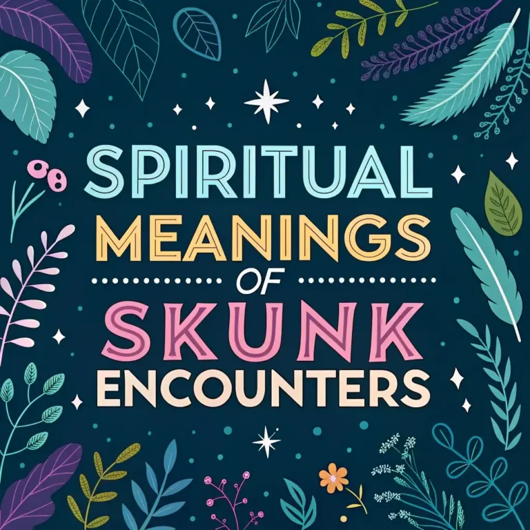 Spiritual Meanings of Skunk Encounters: 12 Divine Signs