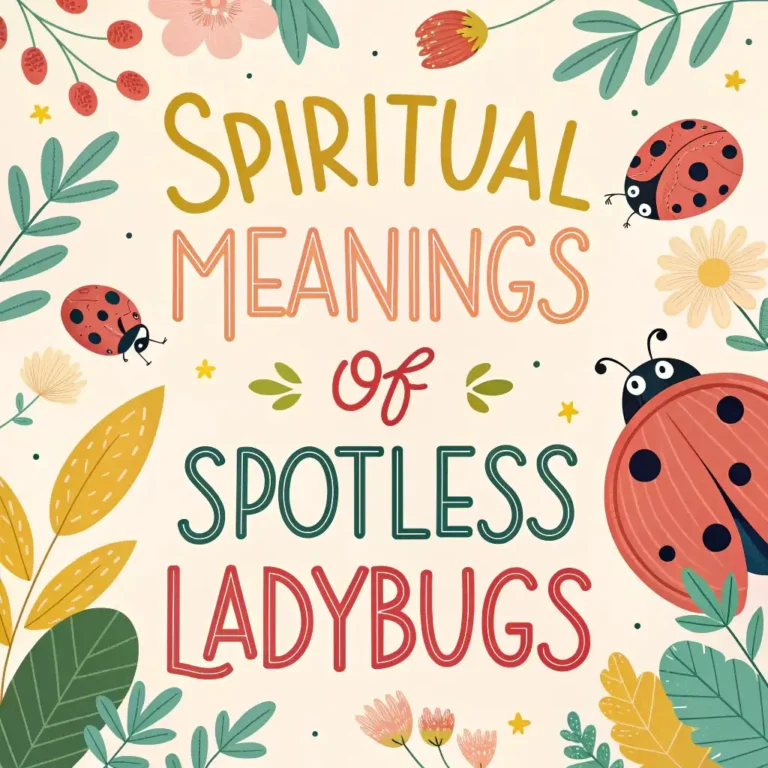 Spiritual Meanings of Spotless Ladybugs: 10 Sacred Messages
