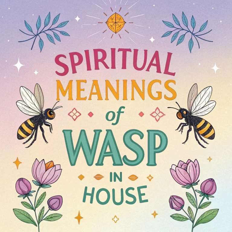 Spiritual Meanings of Wasp in House: 10 Divine Signs