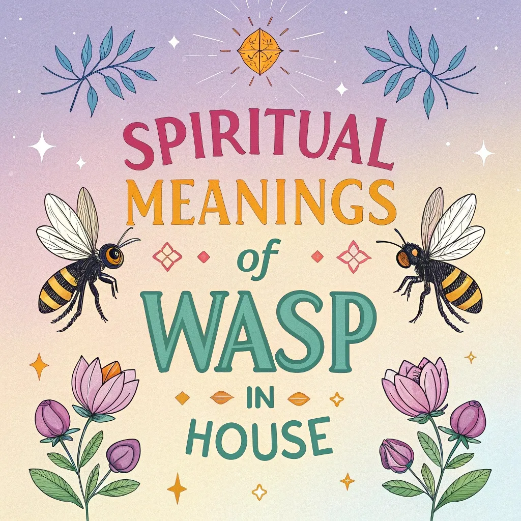 Spiritual Meanings of Wasp in House: 10 Divine Signs