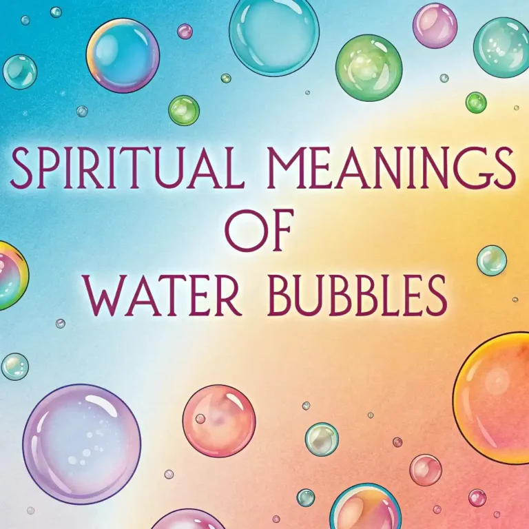 Spiritual Meanings of Water Bubbles: 10 Sacred Messages