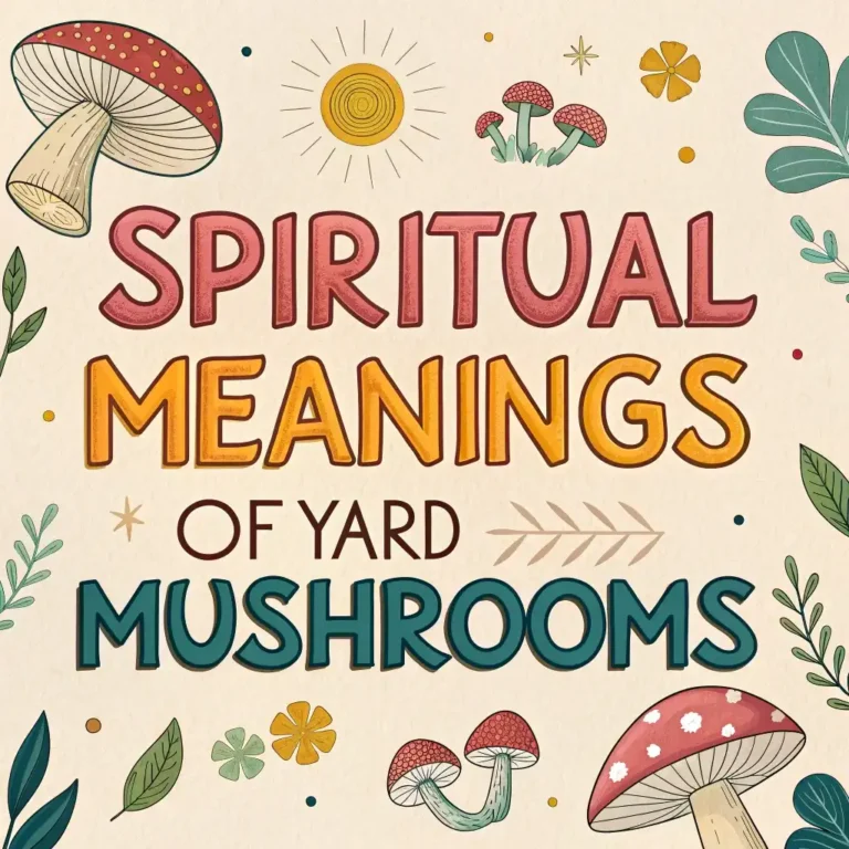 Spiritual Meanings of Yard Mushrooms: 10 Sacred Messages