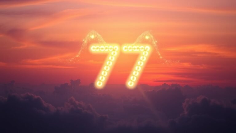 angel number 77 significance