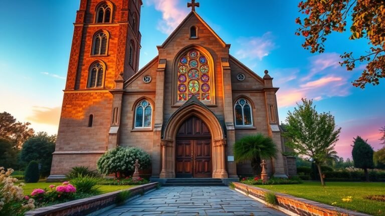 church symbolizing spiritual growth