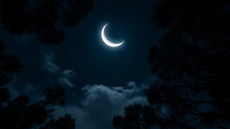 crescent moon spiritual signs