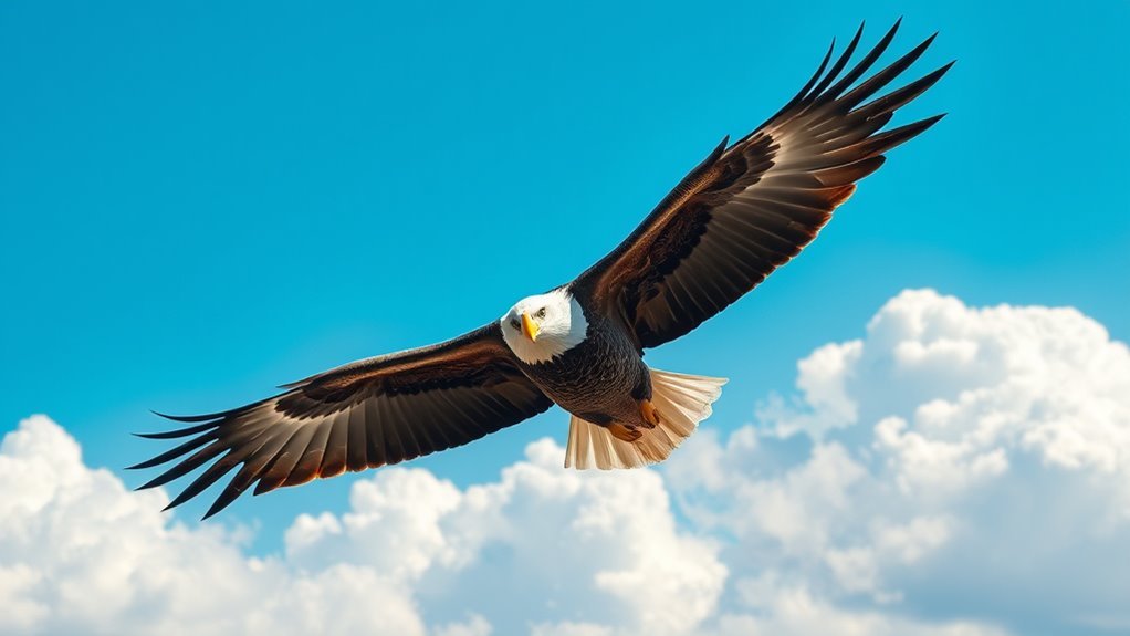 eagle symbolizes divine freedom