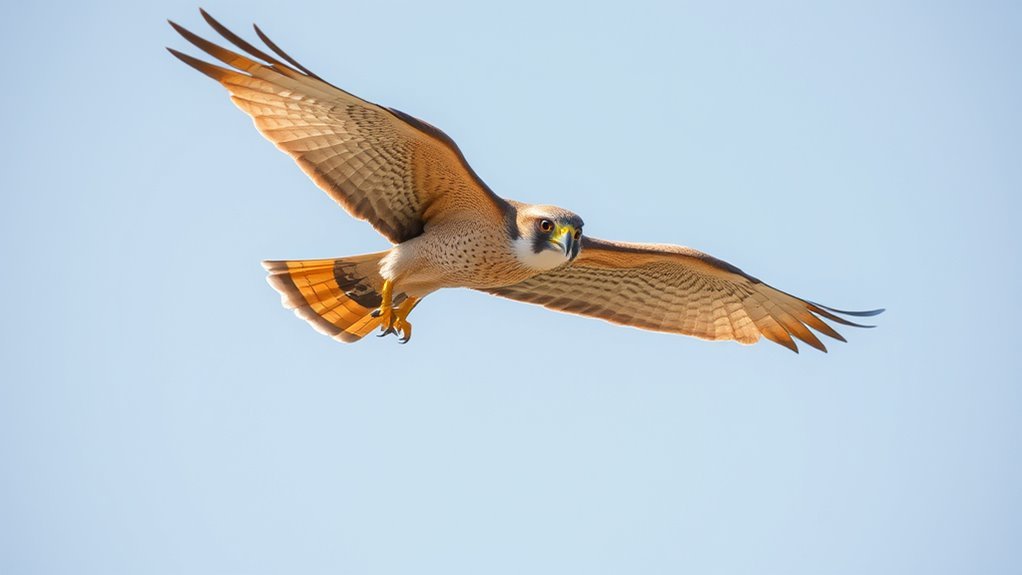 falcon symbolizes divine focus