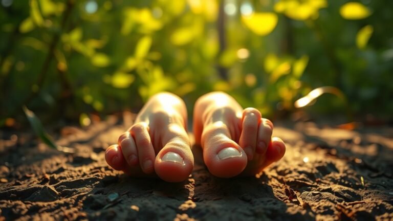 feet symbolize spiritual journey