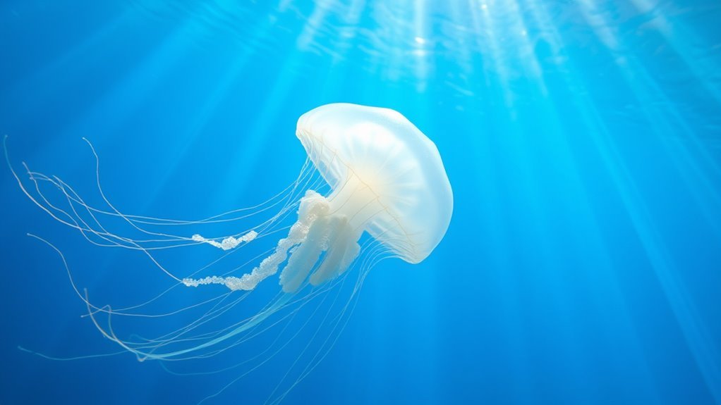 jellyfish symbolize sensitivity and flow
