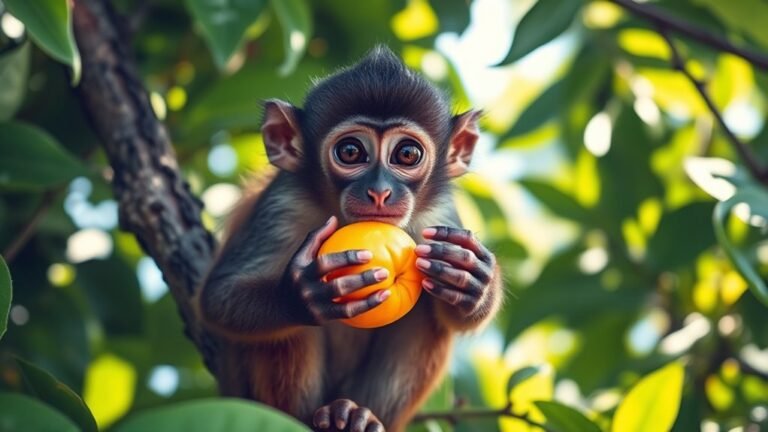 monkey symbolizes playful curiosity