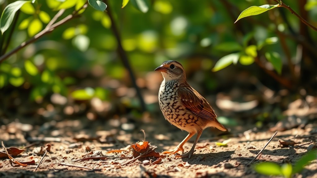 quail spirit courage modesty nurturing