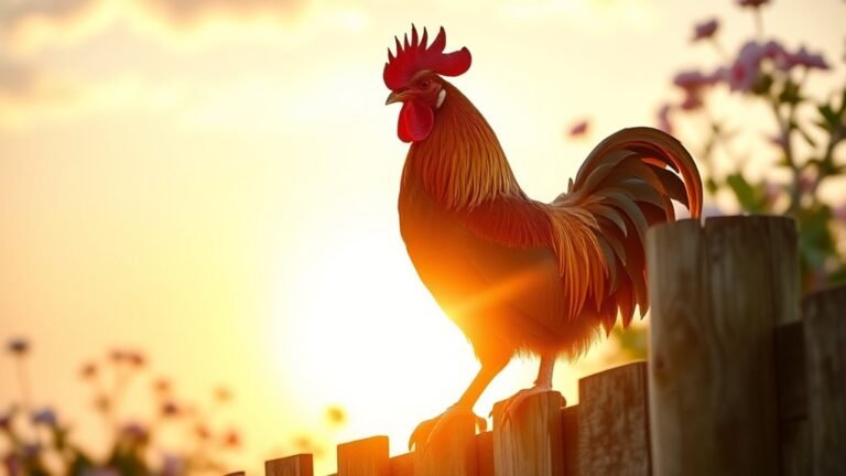 rooster symbolizes awakening pride dawn