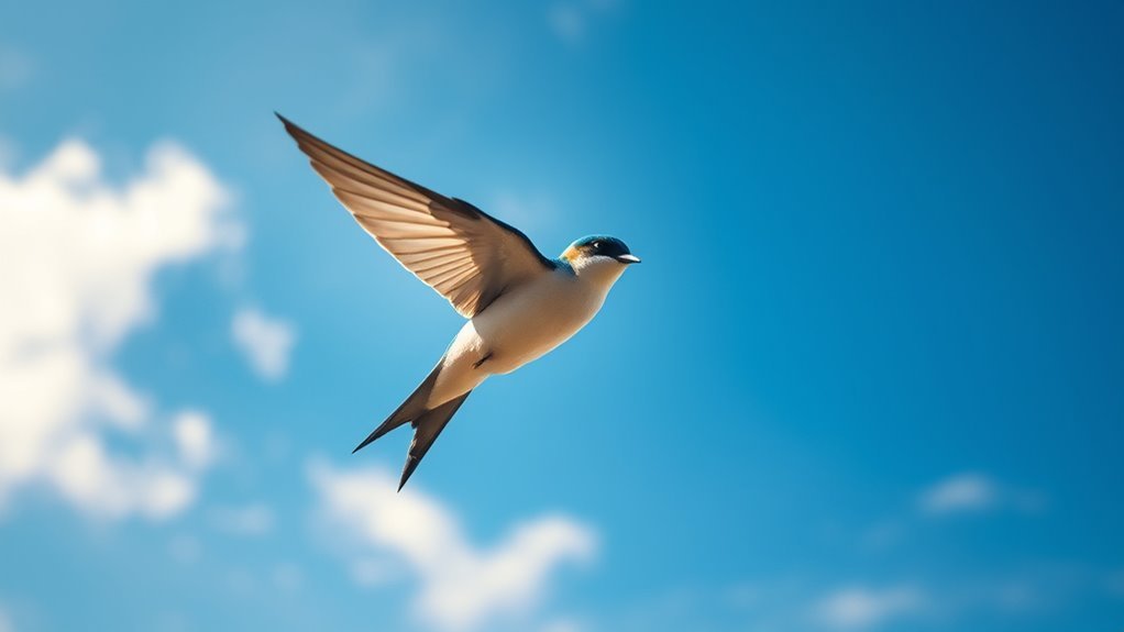 swallow symbolizes faith and joy