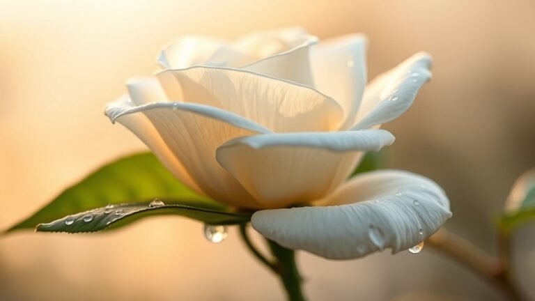 white roses symbolize divine purity