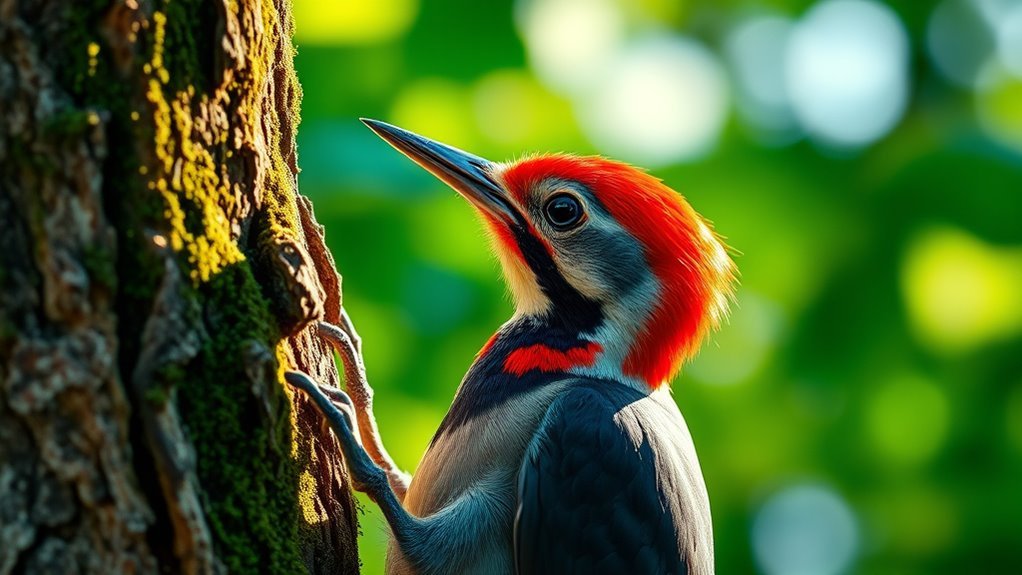 woodpecker spiritually signifies divine messages
